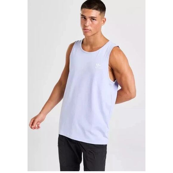 Adidas Mens Essentials Tank Top Violet Tone Sz 2XL - Picture 1 of 1